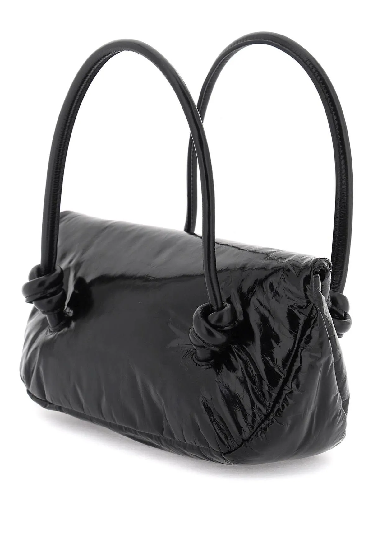 Borsa a spalla piccola in vernice