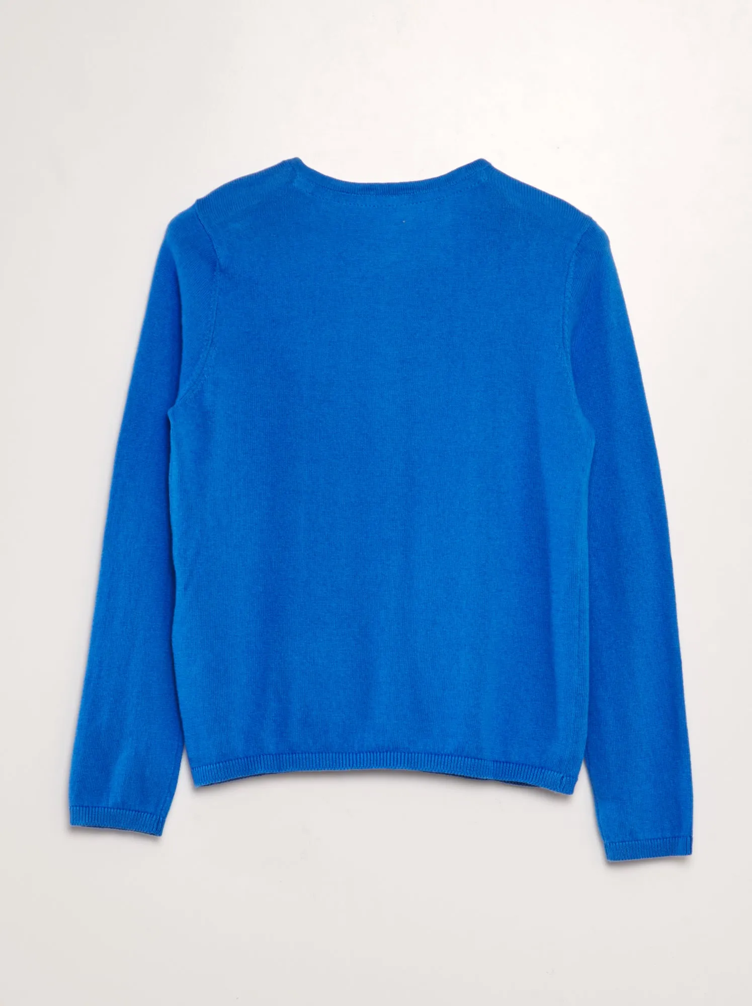 Cardigan in maglia fine - BLU