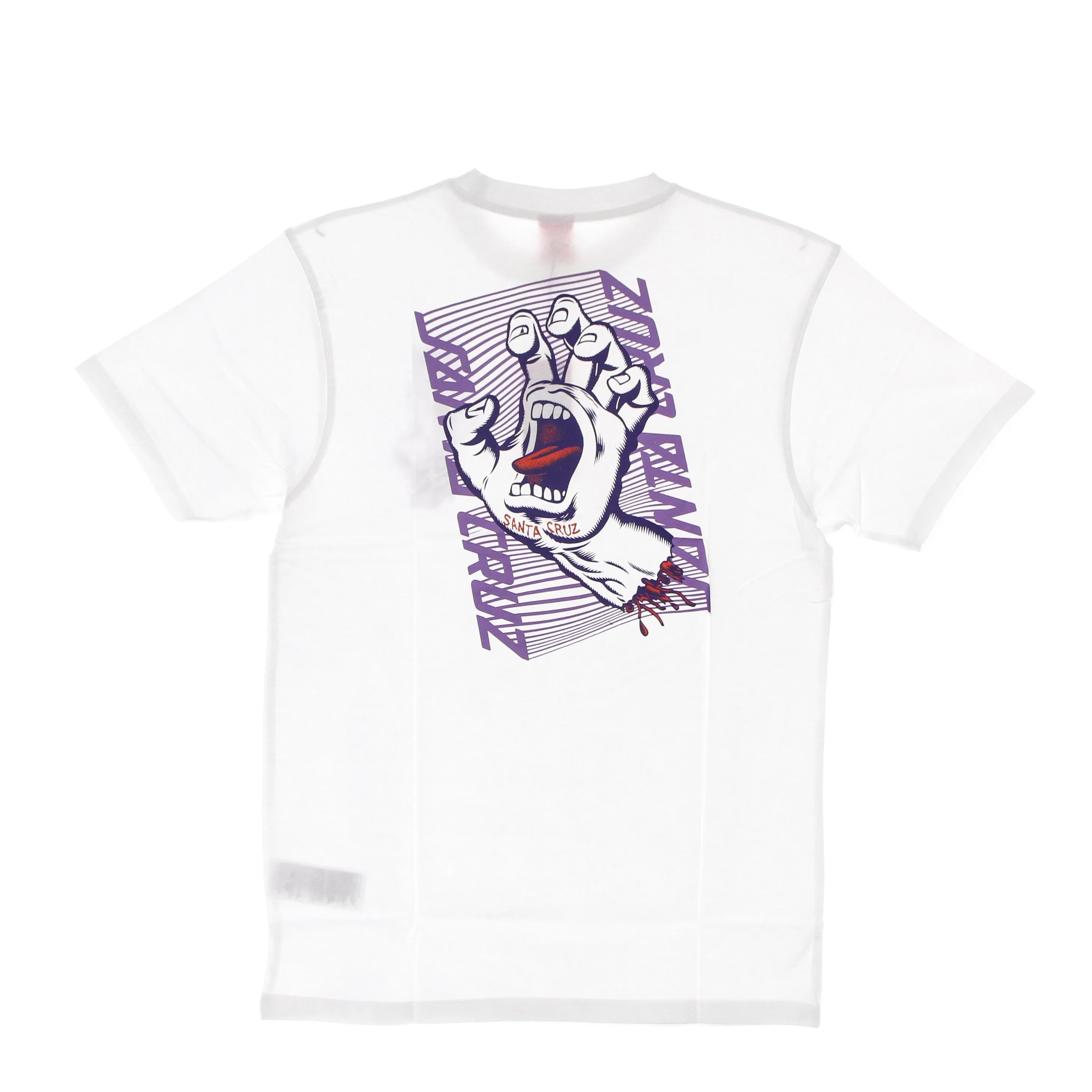 Maglietta Uomo Split Strip Hand Tee White