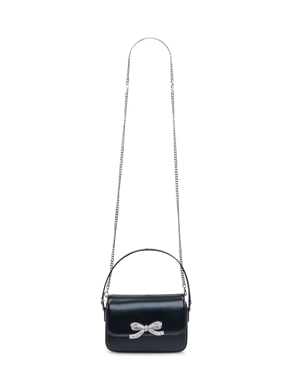 SELF-PORTRAIT Borsa a Mano Black in Pelle  