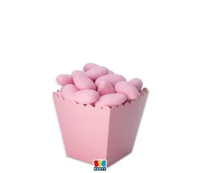 Sweety Box Contenitore per dolciumi in carta Rosa 4x5.5cm 12pz